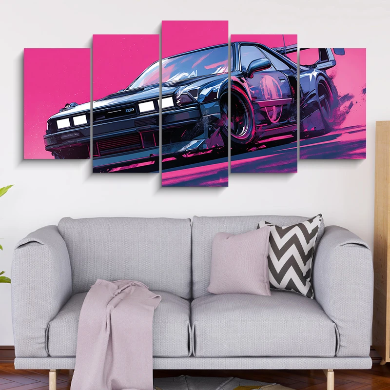 5 Part CAR Canvas 910